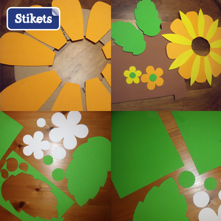 Disfraz flor casero materiales