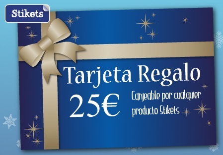 tarjeta regalo Stikets