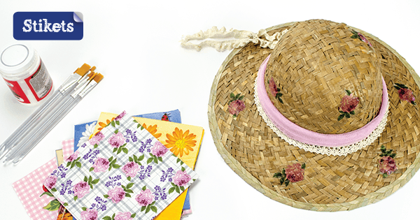 sombreros decoupage